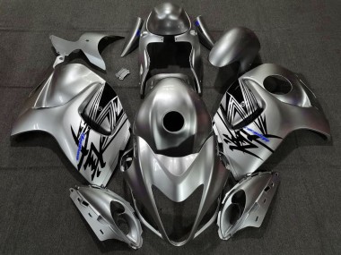 08-20 Argent Liquide & Bleu GSXR 1300 Carénage Moto