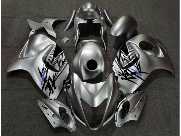 08-20 Argent Liquide & Bleu GSXR 1300 Carénage Moto 08-20 Argent Liquide & Bleu GSXR 1300 Carénage Moto