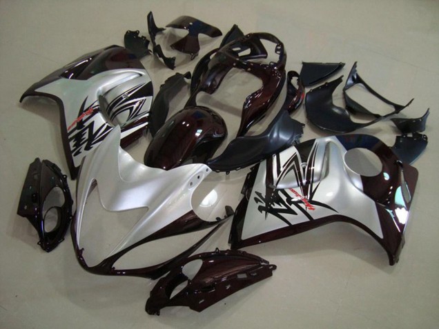 08-20 Argent Noir GSXR 1300 Carénage Moto 08-20 Argent Noir GSXR 1300 Carénage Moto