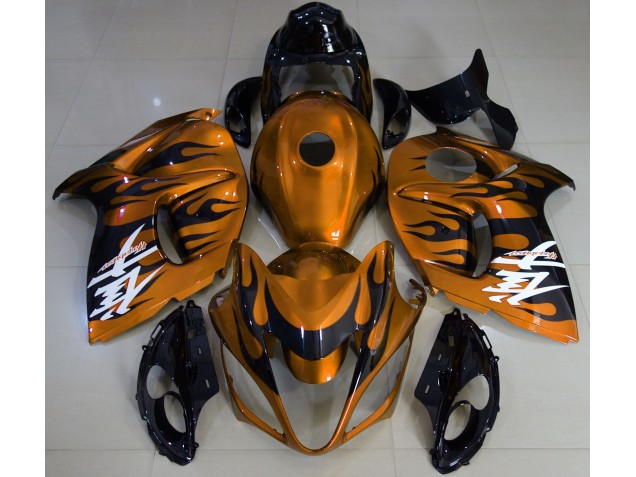 08-20 Orange Brillant & Noir GSXR 1300 Carénage Moto 08-20 Orange Brillant & Noir GSXR 1300 Carénage Moto