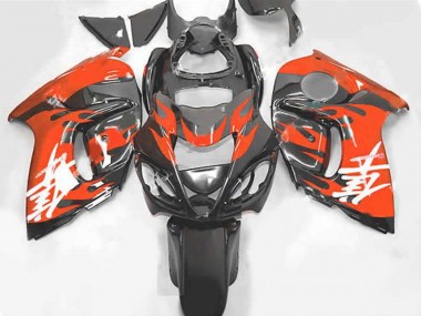 08-20 Orange & Gris GSXR 1300 Carénage Moto