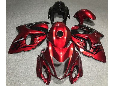 08-20 Rouge Foncé GSXR 1300 Carénage Moto
