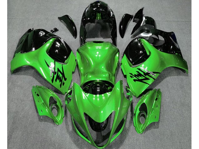 08-20 Vert Brillant & Noir GSXR 1300 Carénage Moto 08-20 Vert Brillant & Noir GSXR 1300 Carénage Moto