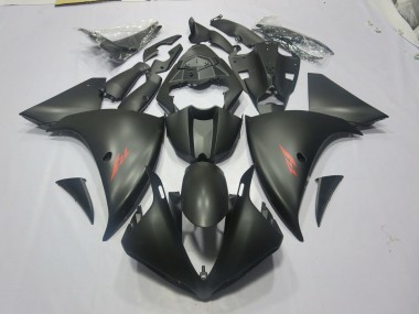 09-11 Noir Mat Rouge R1 Carénage Moto