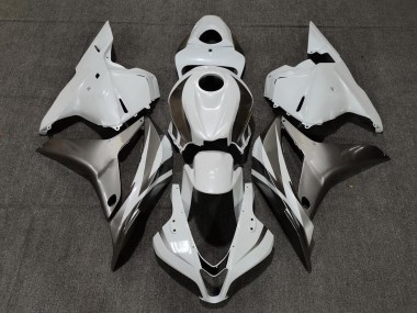 09-12 Blanc Brillant & Argent CBR600RR Carénage Moto