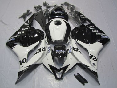 09-12 Blanc & Noir Repsol CBR600RR Carénage Moto