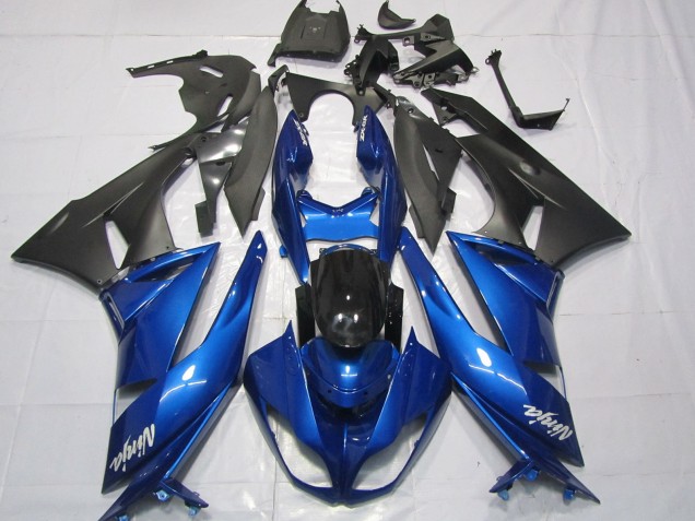 09-12 Bleu Brillant ZX6R Carénage Moto 09-12 Bleu Brillant ZX6R Carénage Moto