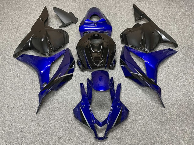 09-12 Bleu Profond Avec Du Noir CBR600RR Carénage Moto 09-12 Bleu Profond Avec Du Noir CBR600RR Carénage Moto