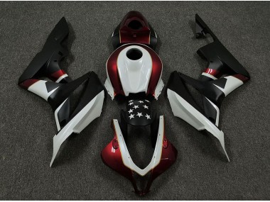 09-12 Course Rouge & Noir CBR600RR Carénage Moto