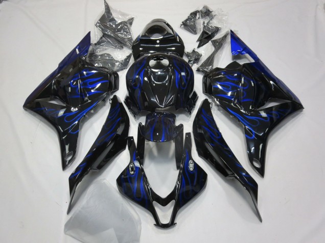09-12 Flamme Bleue CBR600RR Carénage Moto 09-12 Flamme Bleue CBR600RR Carénage Moto