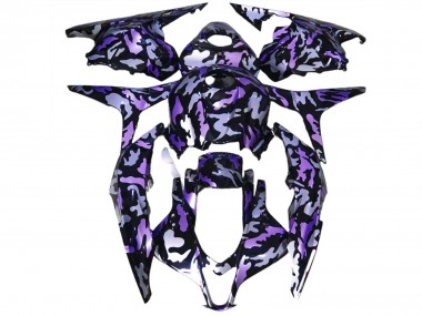 09-12 Neige Violette Camo CBR600RR Carénage Moto