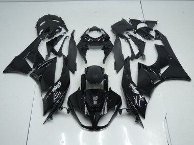 09-12 Noir Total Brillant ZX6R Carénage Moto
