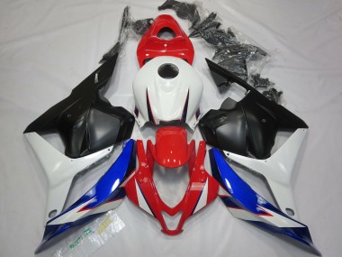 09-12 OEM Style Noir Blanc Rouge & Bleu CBR600RR Carénage Moto