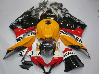 09-12 Orange Clair Repsol CBR600RR Carénage Moto