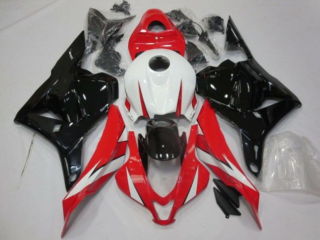09-12 Rouge Brillant Blanc & Noir CBR600RR Carénage Moto 09-12 Rouge Brillant Blanc & Noir CBR600RR Carénage Moto