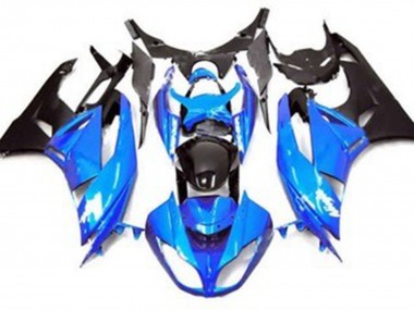 09-12 Style Bleu Brillant ZX6R Carénage Moto