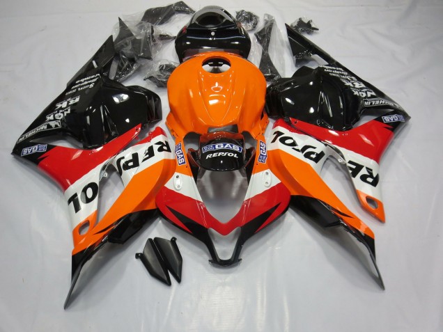 09-12 Style Classique Repsol CBR600RR Carénage Moto 09-12 Style Classique Repsol CBR600RR Carénage Moto
