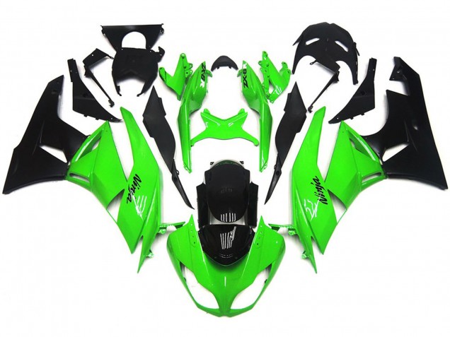 09-12 Vert Brillant Intense ZX6R Carénage Moto 09-12 Vert Brillant Intense ZX6R Carénage Moto