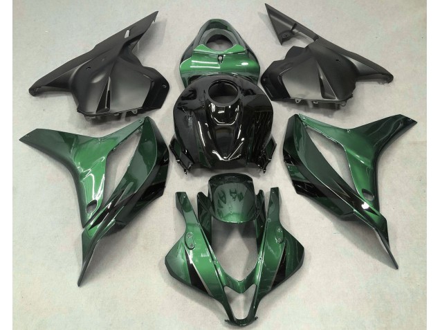 09-12 Vert Foncé Avec Du Noir CBR600RR Carénage Moto 09-12 Vert Foncé Avec Du Noir CBR600RR Carénage Moto