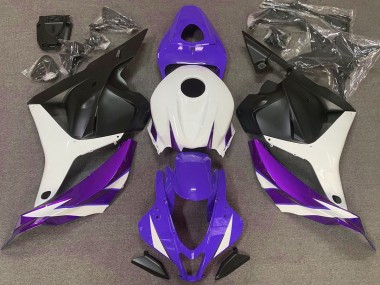 09-12 Violet Brillant Blanc & Violet CBR600RR Carénage Moto
