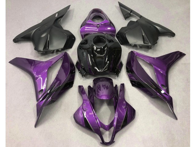 09-12 Violet Profond Avec Du Noir CBR600RR Carénage Moto 09-12 Violet Profond Avec Du Noir CBR600RR Carénage Moto