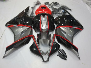 09-12 Épingle Rouge Noir & Gris CBR600RR Carénage Moto