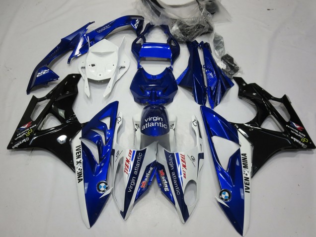 09-14 Alien Bleu & Blanc S1000RR Carénage Moto 09-14 Alien Bleu & Blanc S1000RR Carénage Moto