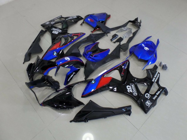 09-14 Alien Bleu & Blanc S1000RR Carénage Moto 09-14 Alien Bleu & Blanc S1000RR Carénage Moto