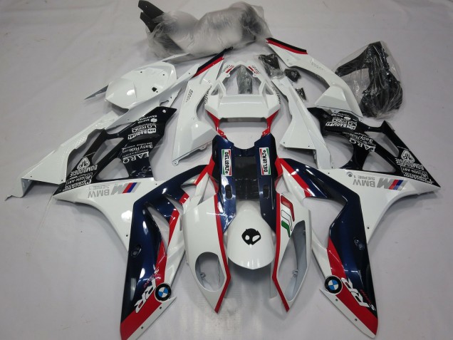 09-14 Alien Bleu & Blanc S1000RR Carénage Moto 09-14 Alien Bleu & Blanc S1000RR Carénage Moto