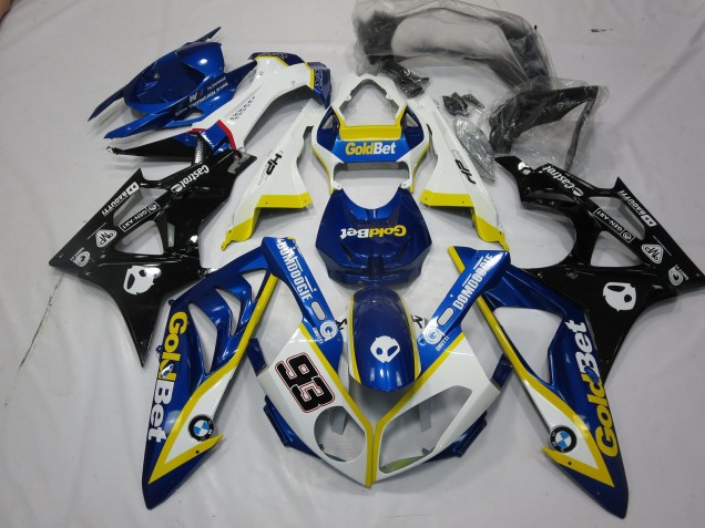 09-14 Alien Bleu & Blanc S1000RR Carénage Moto 09-14 Alien Bleu & Blanc S1000RR Carénage Moto