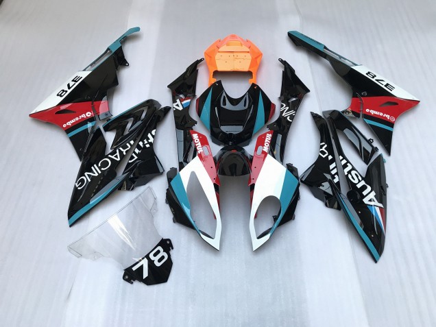 09-14 Alien Bleu & Blanc S1000RR Carénage Moto 09-14 Alien Bleu & Blanc S1000RR Carénage Moto