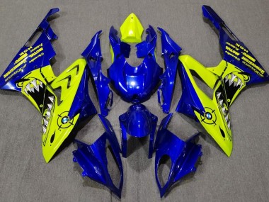09-14 Alien Bleu & Blanc S1000RR Carénage Moto