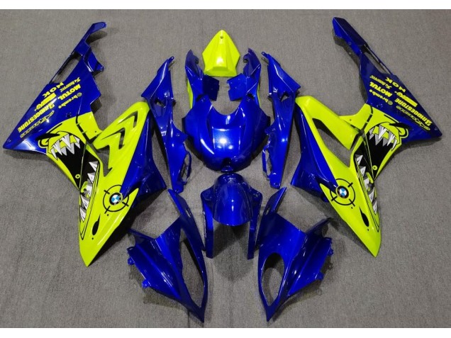 09-14 Alien Bleu & Blanc S1000RR Carénage Moto 09-14 Alien Bleu & Blanc S1000RR Carénage Moto