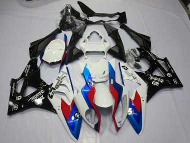 09-14 Alien Bleu & Blanc S1000RR Carénage Moto