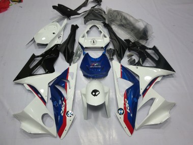 09-14 Alien Bleu & Blanc S1000RR Carénage Moto