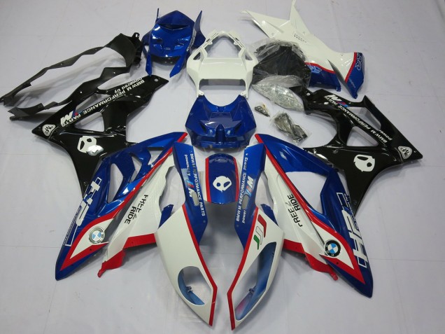 09-14 Alien Bleu & Blanc S1000RR Carénage Moto 09-14 Alien Bleu & Blanc S1000RR Carénage Moto