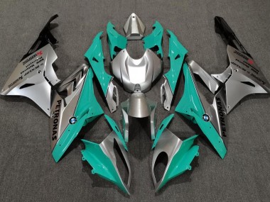 09-14 Alien Bleu & Blanc S1000RR Carénage Moto
