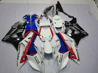 09-14 Alien Bleu & Blanc S1000RR Carénage Moto