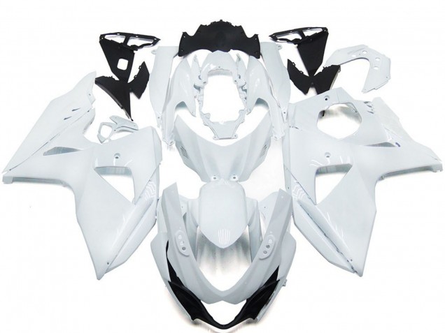 09-16 Blanc Brillant Uni GSXR 1000 Carénage Moto 09-16 Blanc Brillant Uni GSXR 1000 Carénage Moto