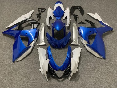 09-16 Bleu Clair & Blanc GSXR 1000 Carénage Moto