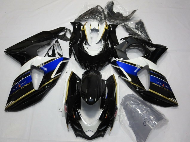 09-16 Bleu & Or GSXR 1000 Carénage Moto 09-16 Bleu & Or GSXR 1000 Carénage Moto