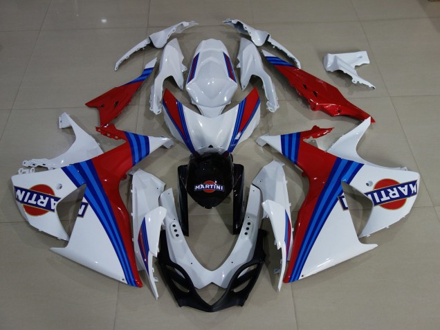 09-16 Martini Personnalisé GSXR 1000 Carénage Moto 09-16 Martini Personnalisé GSXR 1000 Carénage Moto