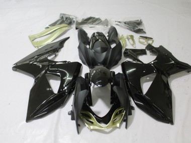 09-16 Noir Brillant Argent Mat GSXR 1000 Carénage Moto