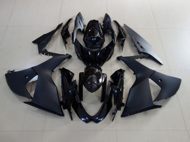 09-16 Noir Mat & Noir Brillant GSXR 1000 Carénage Moto