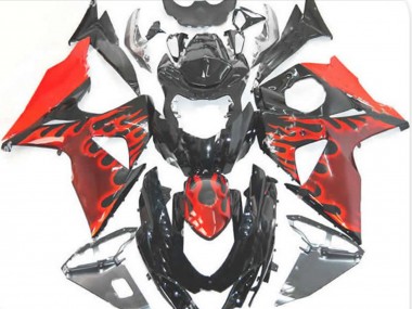09-16 Rosso Fiamma GSXR 1000 Carénage Moto