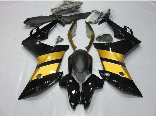 11-12 Conception Cbr Noir Or CBR600F Carénage Moto 11-12 Conception Cbr Noir Or CBR600F Carénage Moto