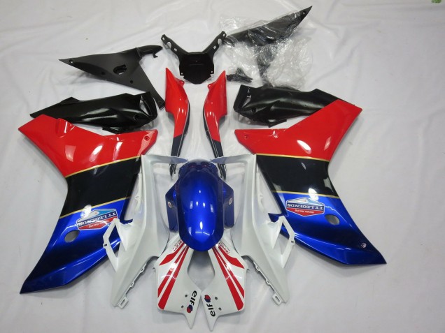 11-12 Rayure Dorée Tricolore CBR600F Carénage Moto