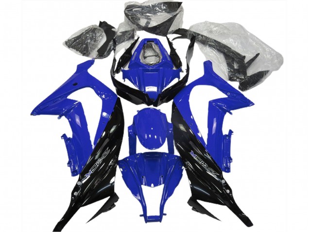 11-15 Bleu Brillant & Noir ZX10R Carénage Moto 11-15 Bleu Brillant & Noir ZX10R Carénage Moto