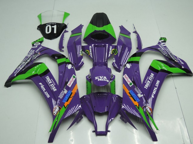 11-15 OEM Style Violet ZX10R Carénage Moto