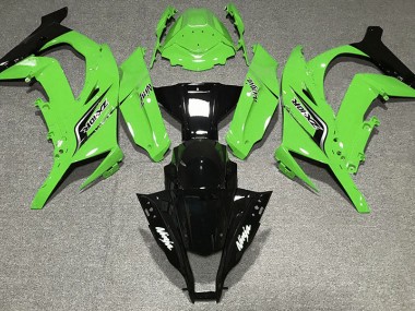 11-15 Vert Brillant & Logos ZX10R Carénage Moto